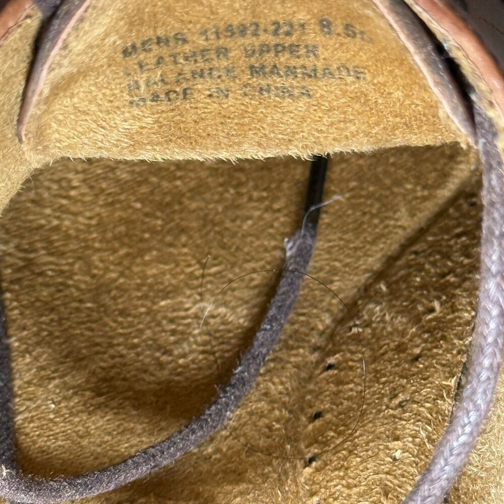 Florsheim Men's Francisco Cognac Cap-Toe Oxford 11528-221 Memory Foam Size 8.5D - Picture 7 of 10